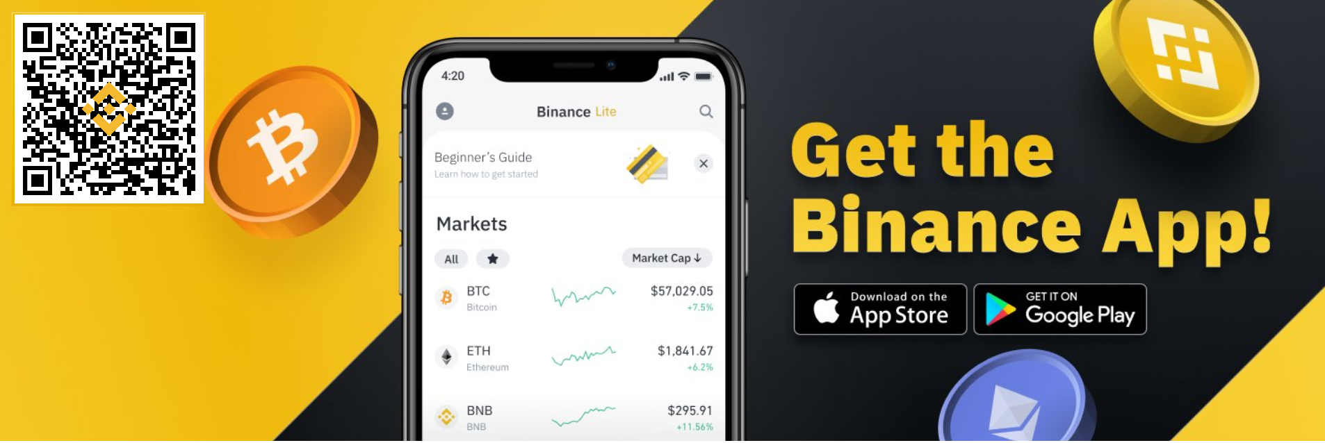 get the binance app