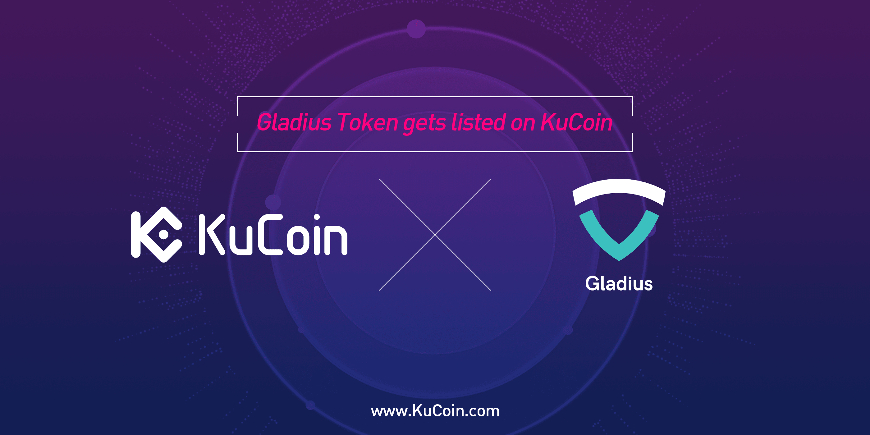 KuCoin Cryptocurrency Coin Token Listing Altcoin Bitcoin BTC ETH Ethereum Gladius GLA