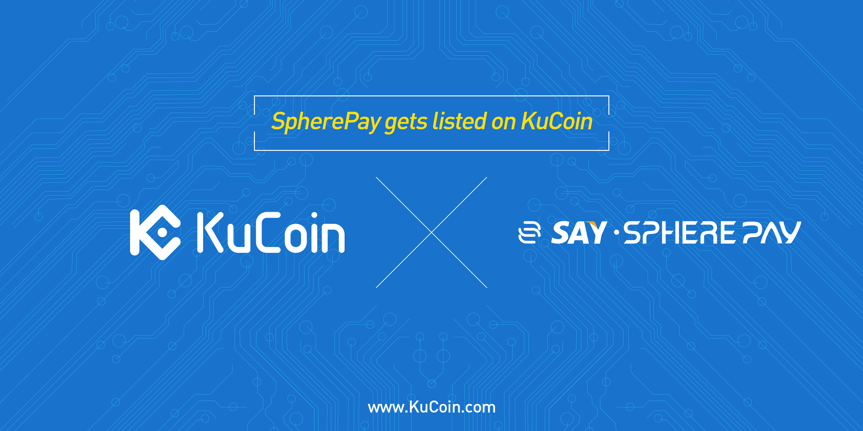 KuCoin Cryptocurrency Coin Token Listing Altcoin Bitcoin BTC ETH Ethereum SpherePay SAY