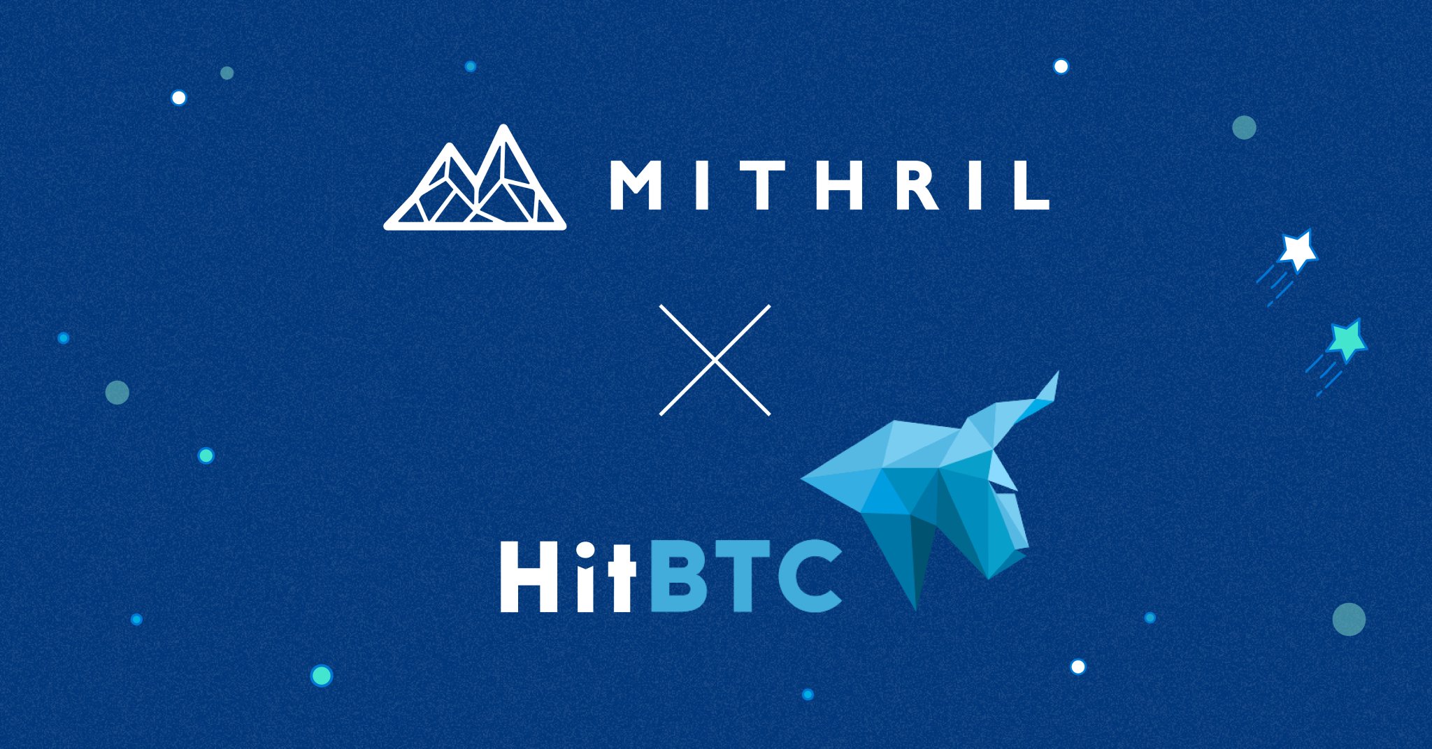 HitBTC Cryptocurrency Token Coin Blockchain Ecosystem Platform Bitcoin BTC Ethereum ETH USDT USD Tether Mithril MITH