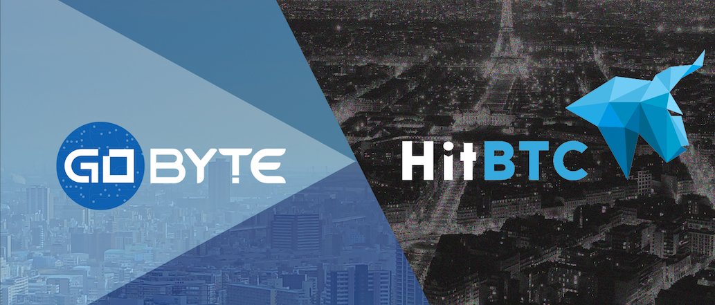 HitBTC Cryptocurrency Token Coin Blockchain Exchange New Listing Trading Pairs Bitcoin BTC Ethereum ETH GoByte GBX