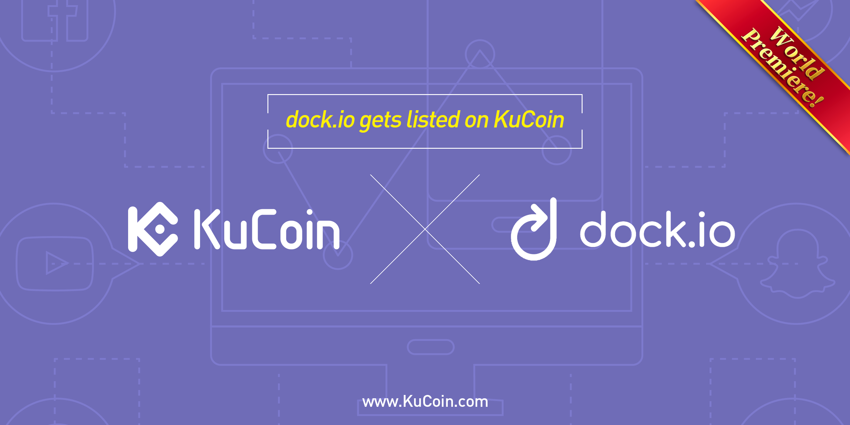 KuCoin Cryptocurrency Exchange Coin Token Trading Pairs Listing Withdraw Deposit News Introduction Altcoin Bitcoin BTC ETH Ethereum dock.io DOCK