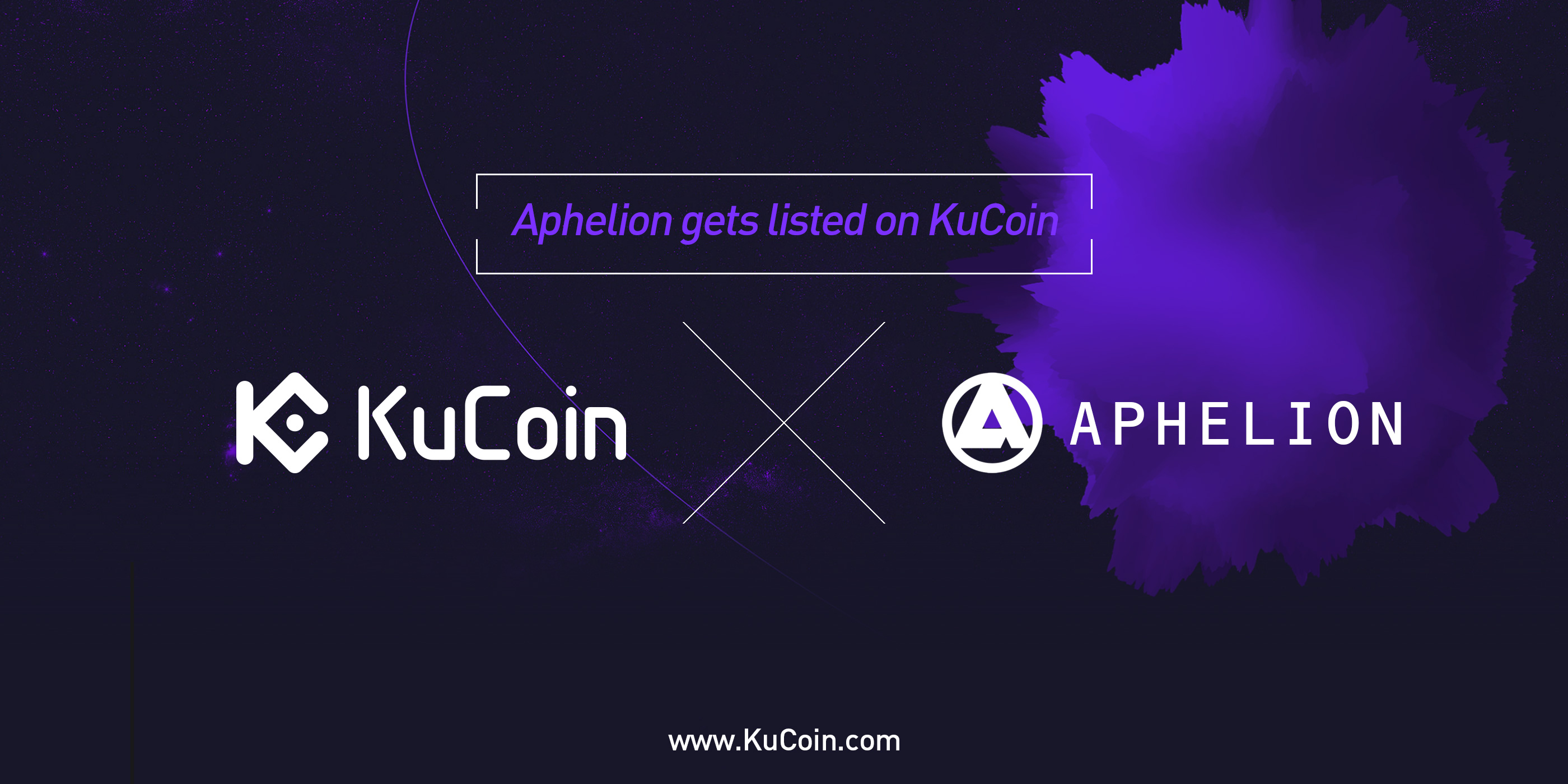 KuCoin Cryptocurrency Coin Token Listing Altcoin Bitcoin BTC ETH Ethereum NEO Aphelion APH