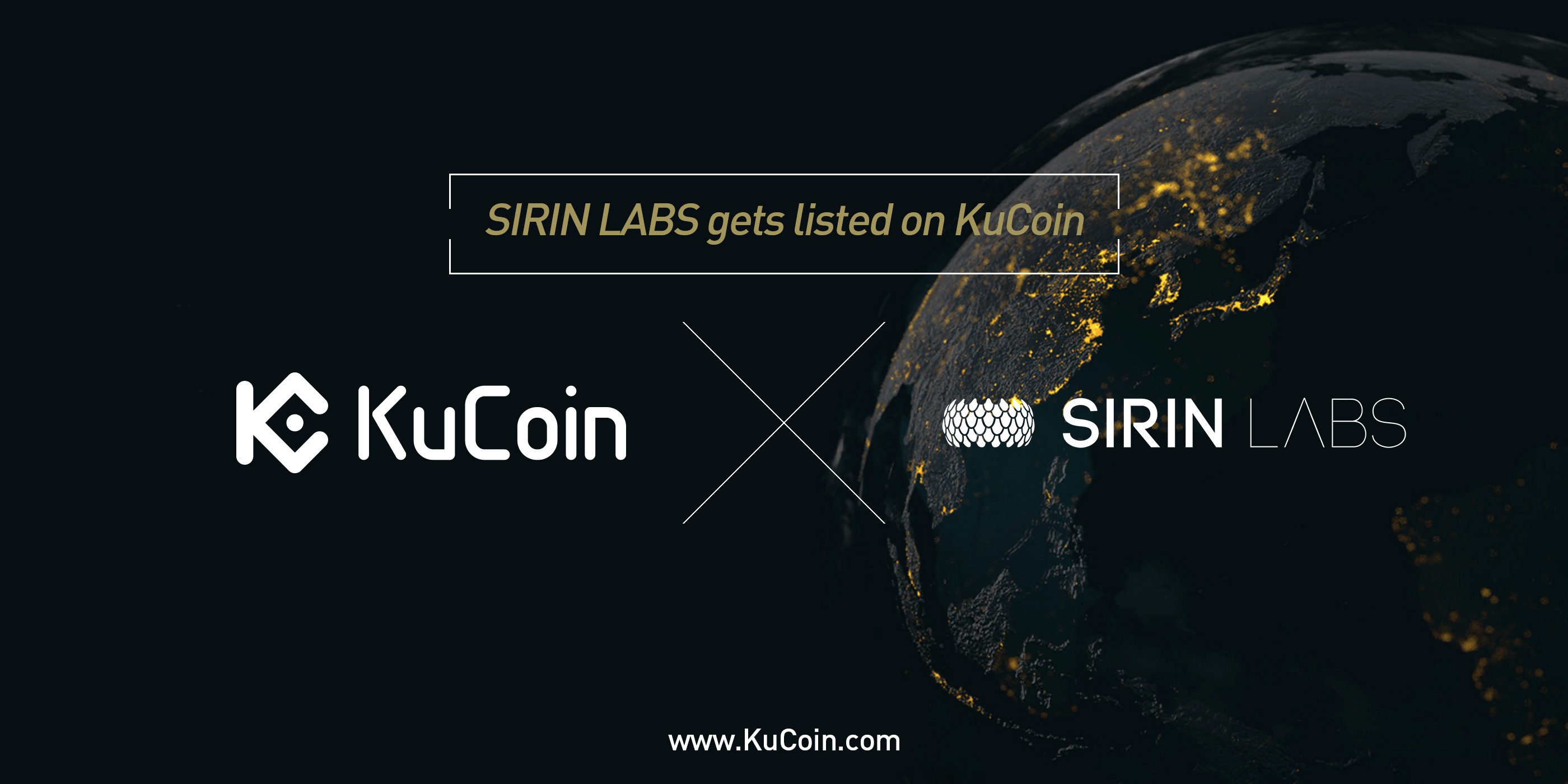 KuCoin Cryptocurrency Exchange Coin Token Trading Pairs Listing Withdraw Deposit News Introduction Altcoin Bitcoin BTC ETH Ethereum SIRIN LABS SRN