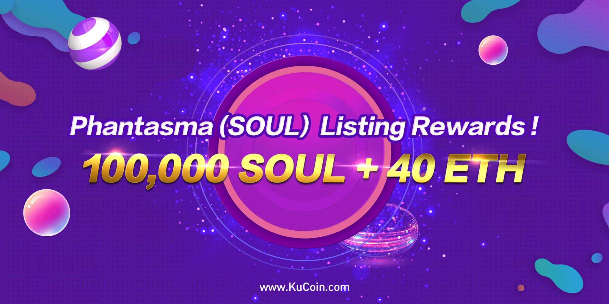 KuCoin Cryptocurrency Exchange Trading Prize Competition Contest Twitter Retweet Ranking Trading Volume Follow Apply BTC Bitcoin ETH Ethereum NEO KCS KuCoin Share Phantasma SOUL