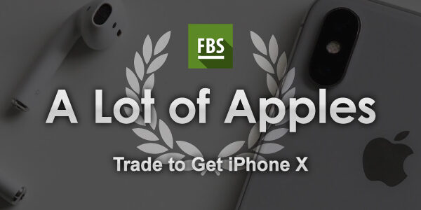 FBS 'A Lot of Apples' - Trade to Get iPhone X