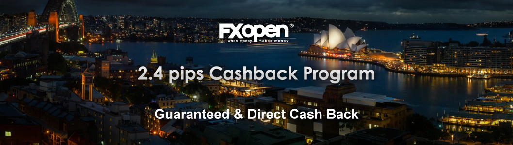 FXOpen 2.4 pips Cashback Program