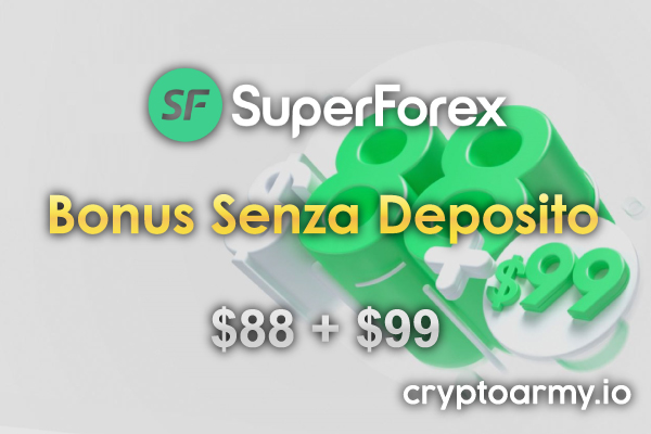 Bonus senza deposito $88 SuperForex