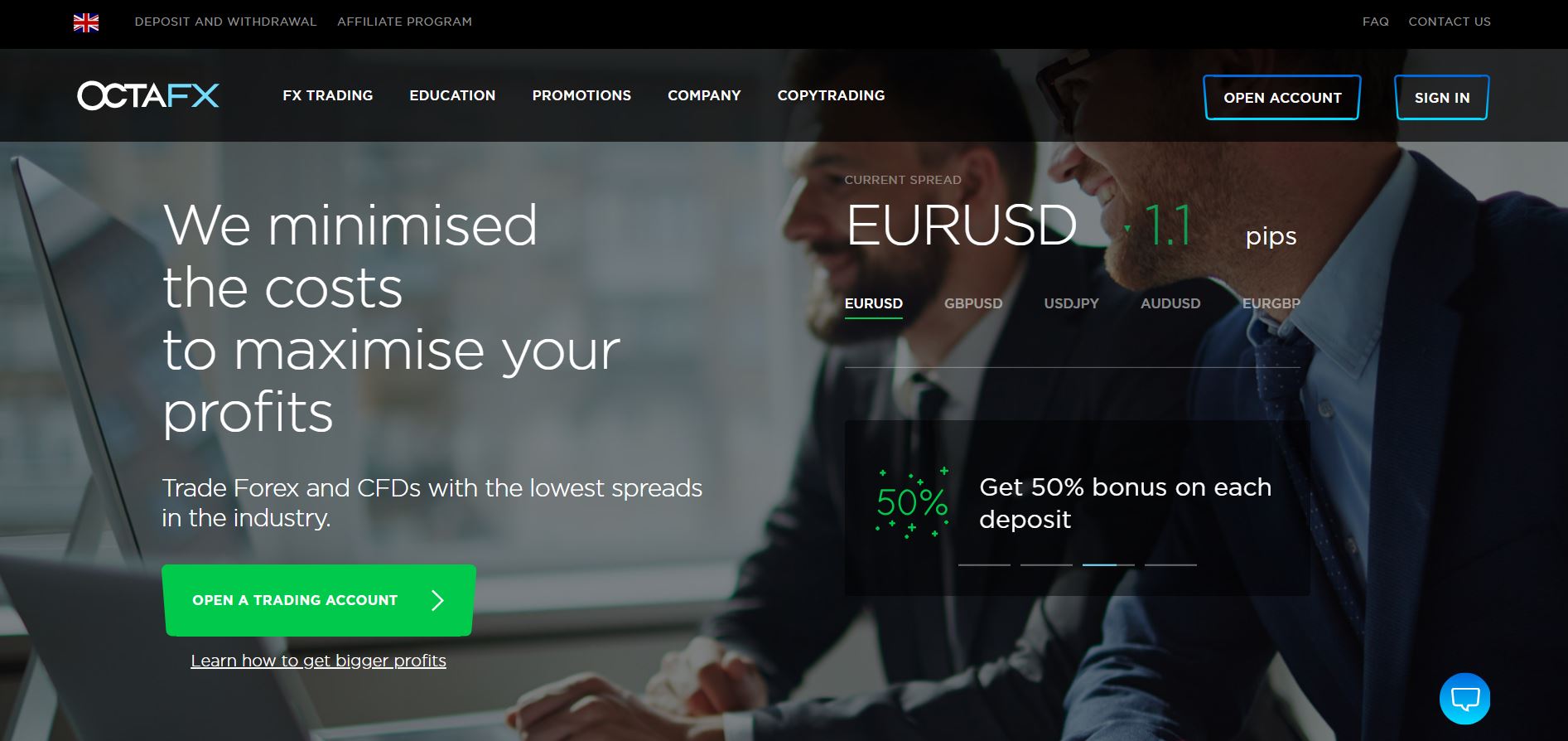 octafx online forex cfd broker official website english