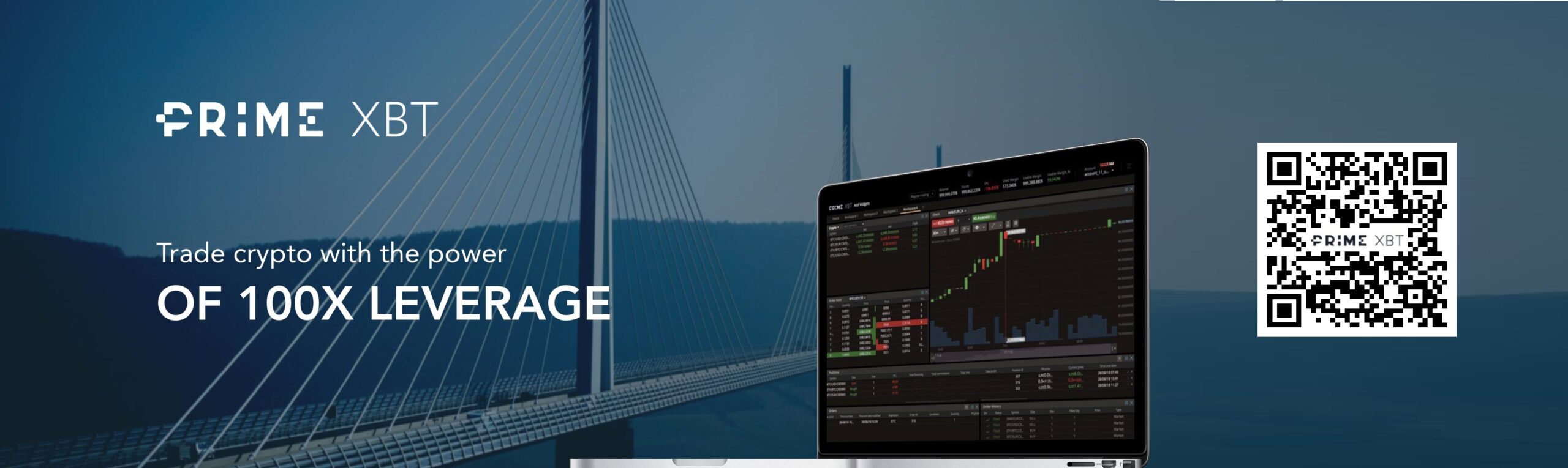 primexbt cryptocurrency exchange banner