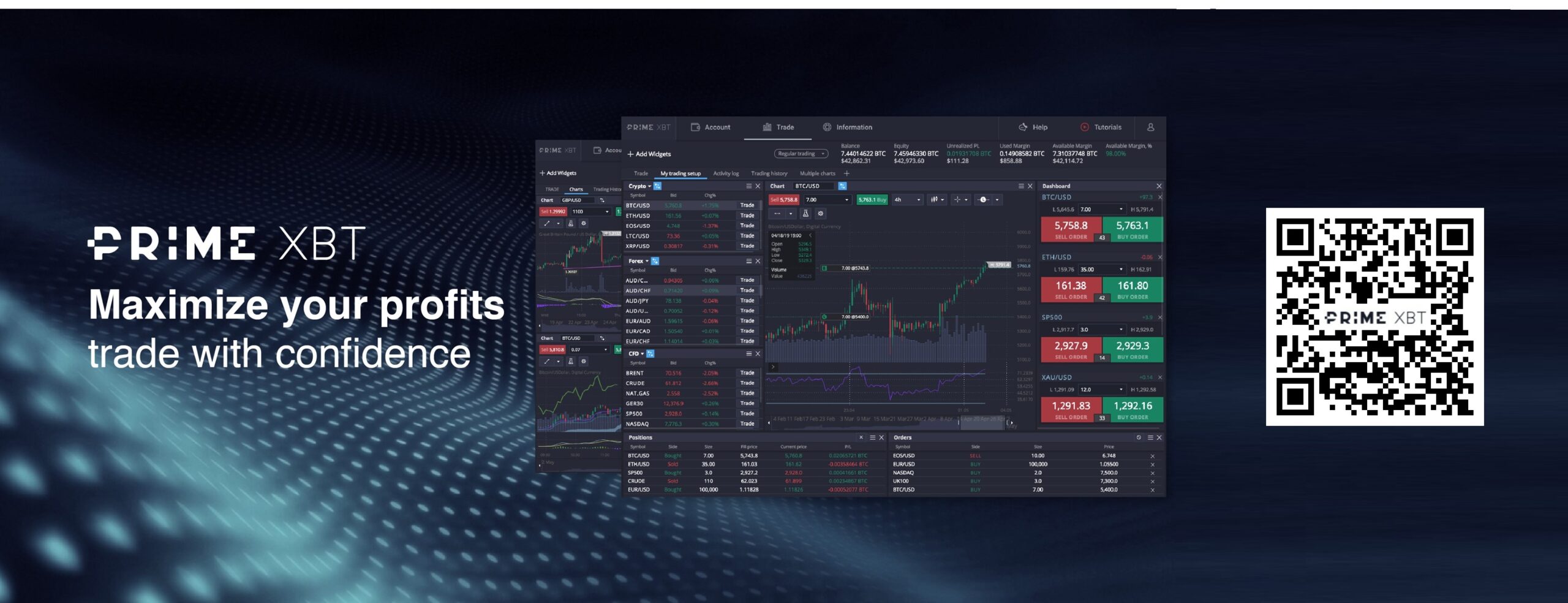 primexbt cryptocurrency exchange banner