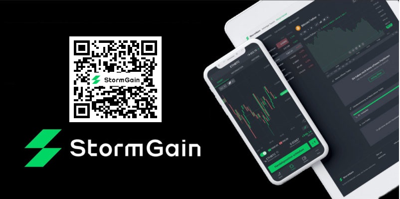 stormgain cryptocurrency exchange banner