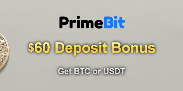 PrimeBit $60 Deposit Bonus