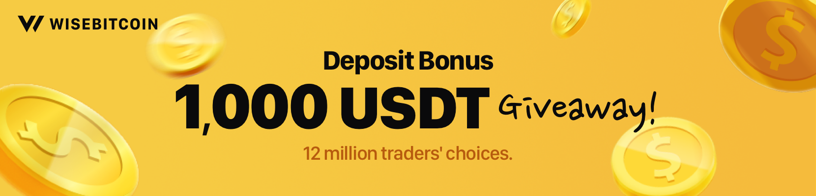 wisebitcoin 1,000 USDT Deposit Event