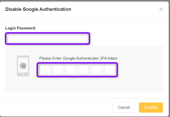 How to disable your Bybit 2FA from your Google Authenticator