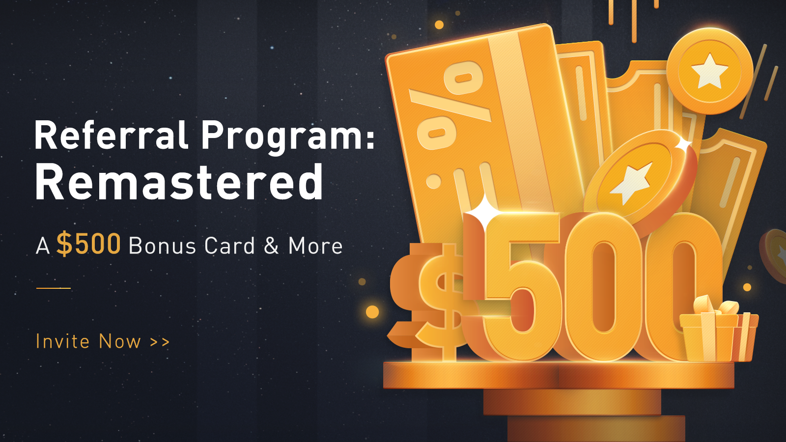 bybit A $500 Bonus Card and More When You Refer!