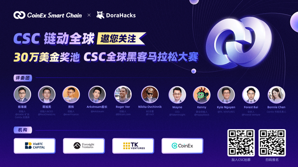 CoinEx Smart Chain (CSC) Hackathon Grants is Coming, a Geek Challenge You Cannot Miss