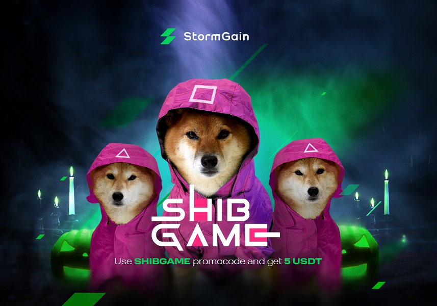 This Halloween, take part in the Shiba Game with StormGain and win 5 USDT!