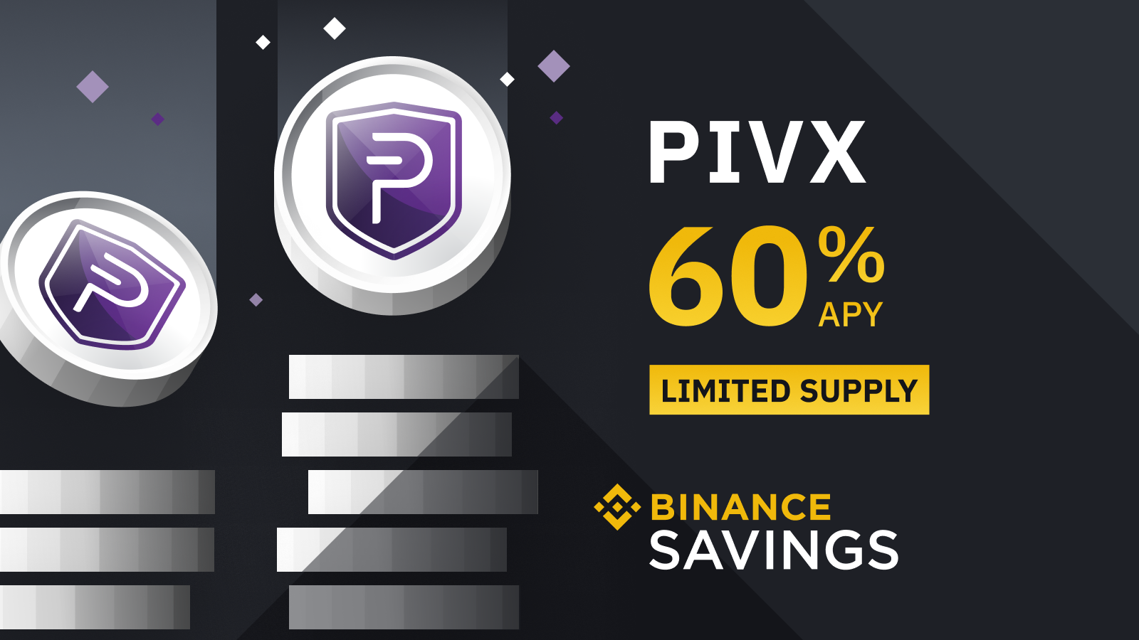 Earn 60% APY on PIVX with Binance Savings