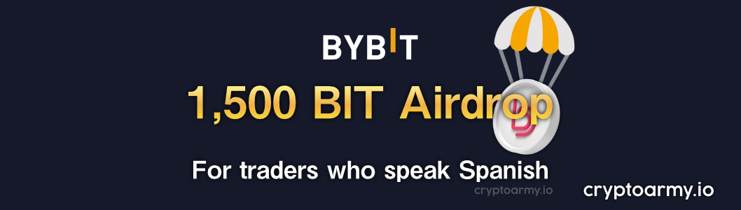 Bybit's 1,500 BIT Airdrop promotion is only for investors who speak Spanish.