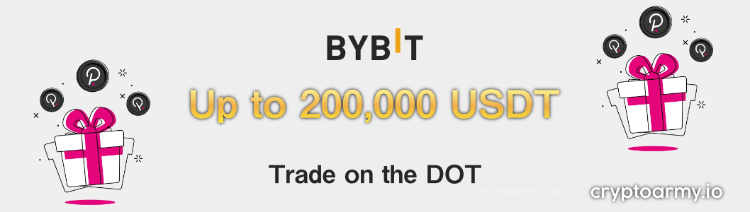 Trade DOT, unlock up to 200,000 USDT equivalent DOT prize pool.