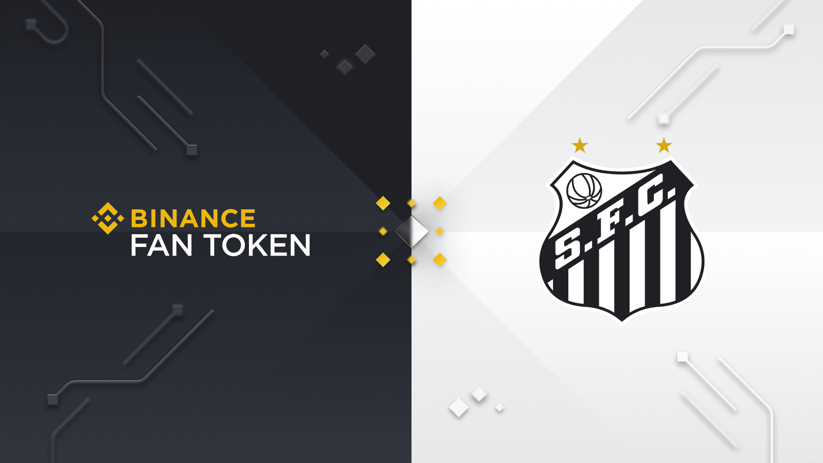 Binance announces cooperation with Santos, a well-known Brazilian football team, to launch SANTOS fan tokens in Launchpool