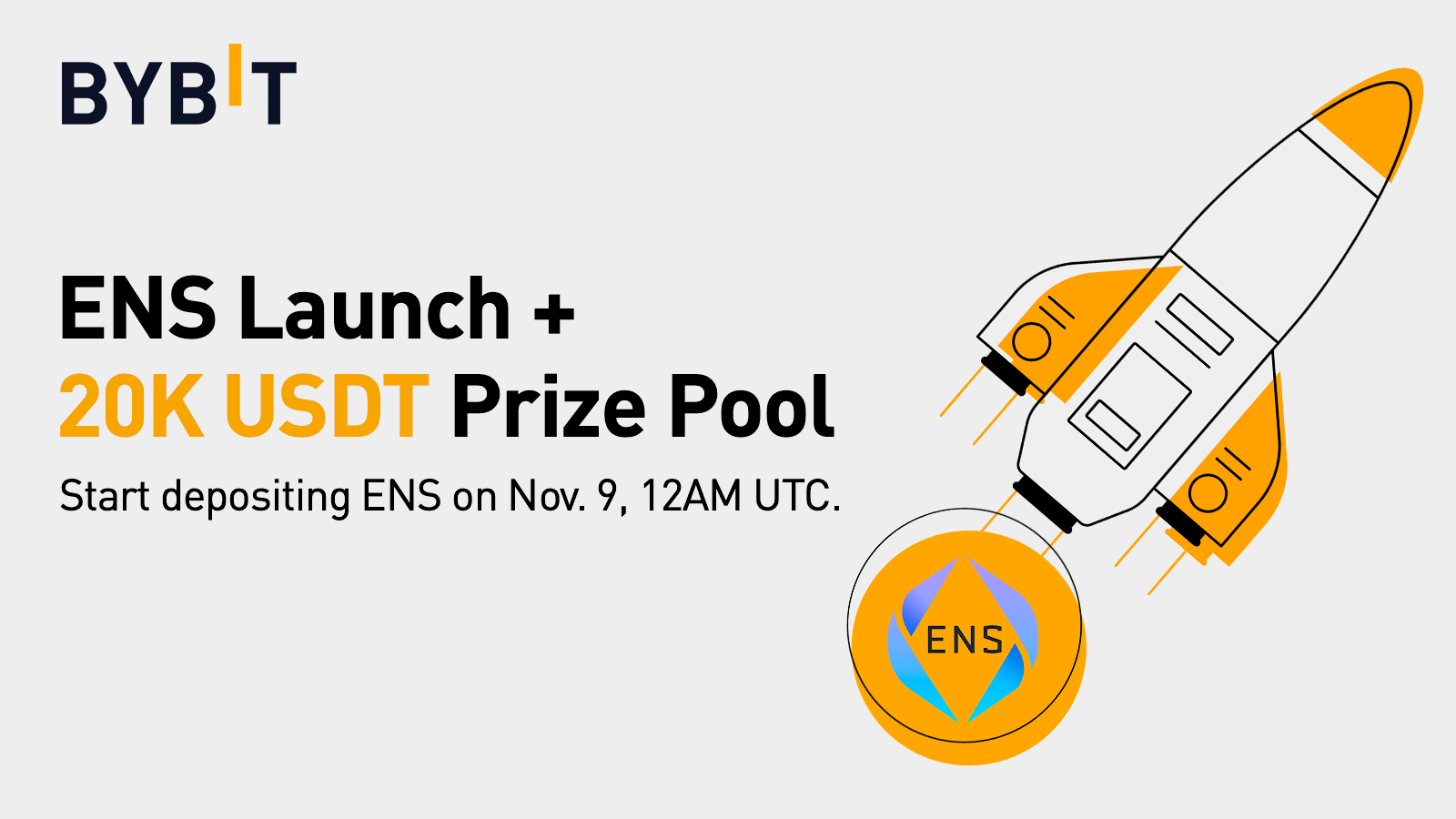 Bybit Supports ENS + 20,000 USDT Airdrop