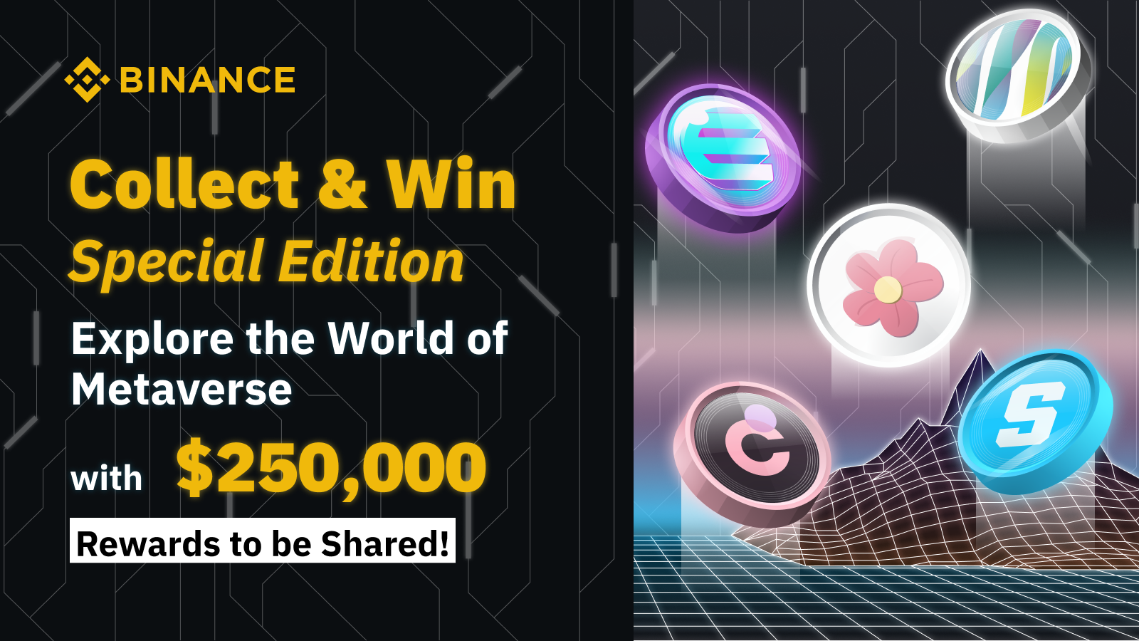 Details of Binance Collect and Win - Metaverse Special Edition