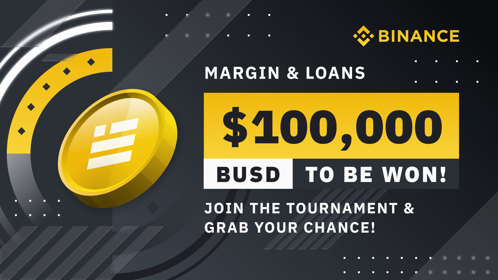 Margin & loans competition rocket up & share 100,000 BUSD in rewards.