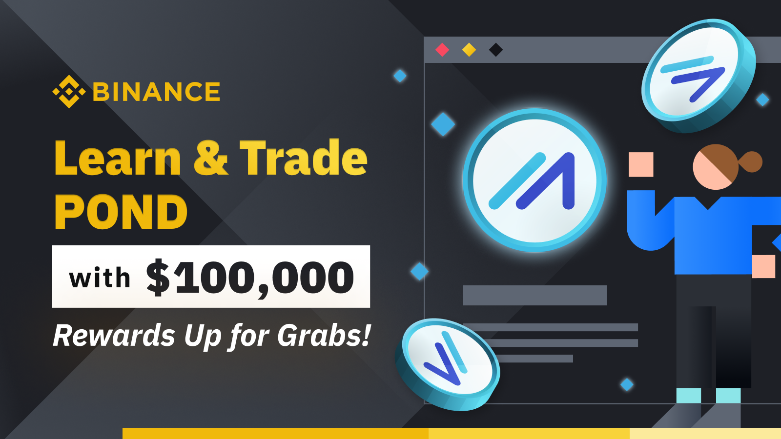 Learn & Trade POND with $100,000 rewards up for grabs!