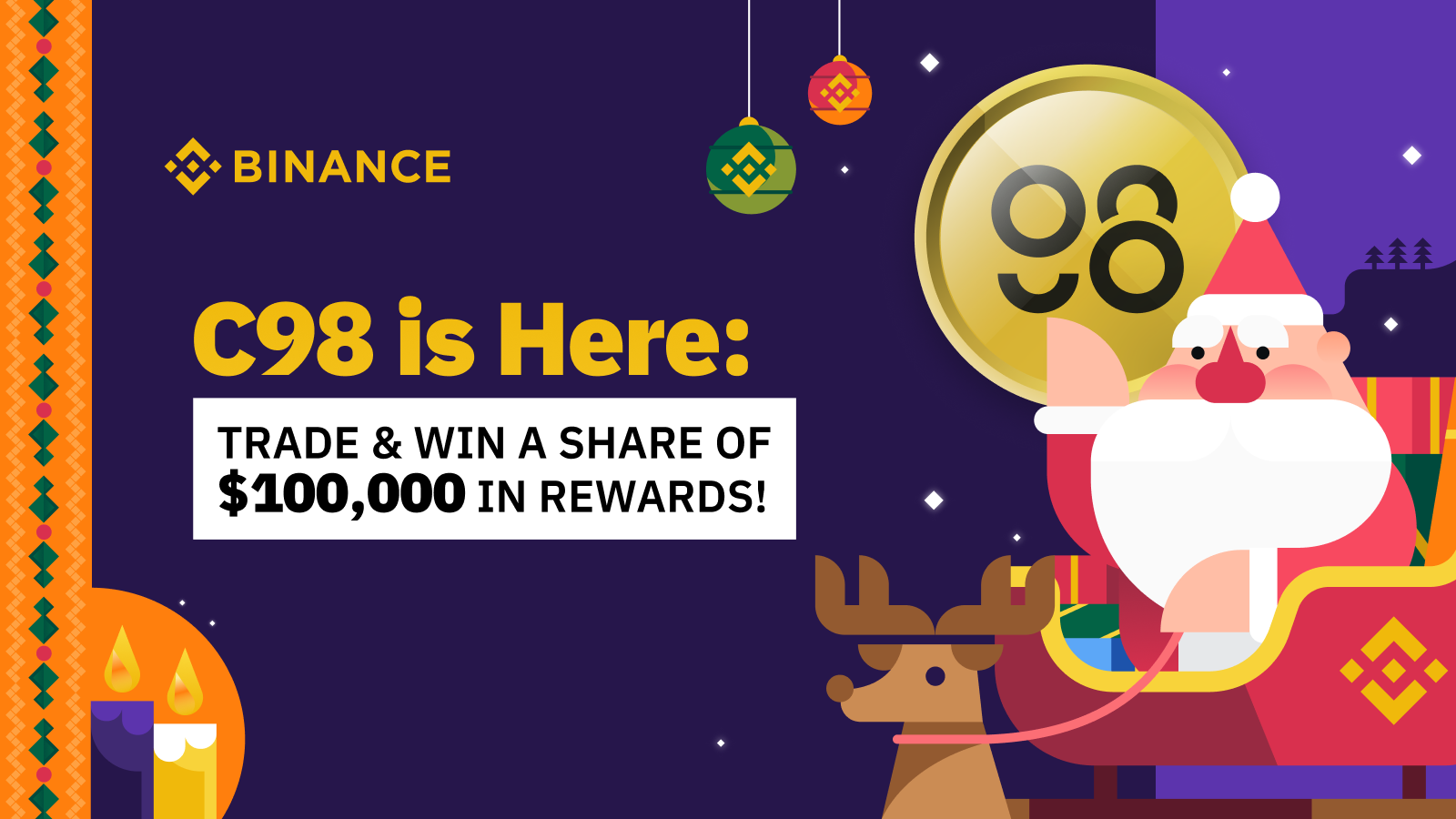 Trade C98 & win a share of $100,000 in rewards!