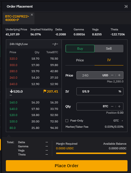 Choose your trading direction buy or sell