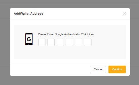 Enter your Google secondary verification code in the pop-up window.