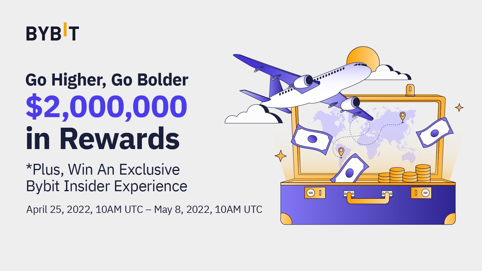 Go Higher and Bolder With Bybit Up to $2,000,000 in Rewards