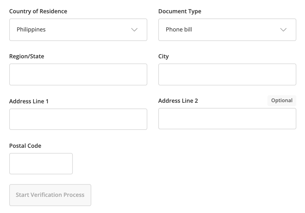 address verification