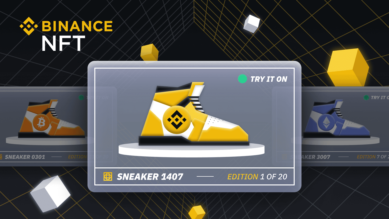 binance Four Ways to Reveal NFT Sneakers in the Metaverse