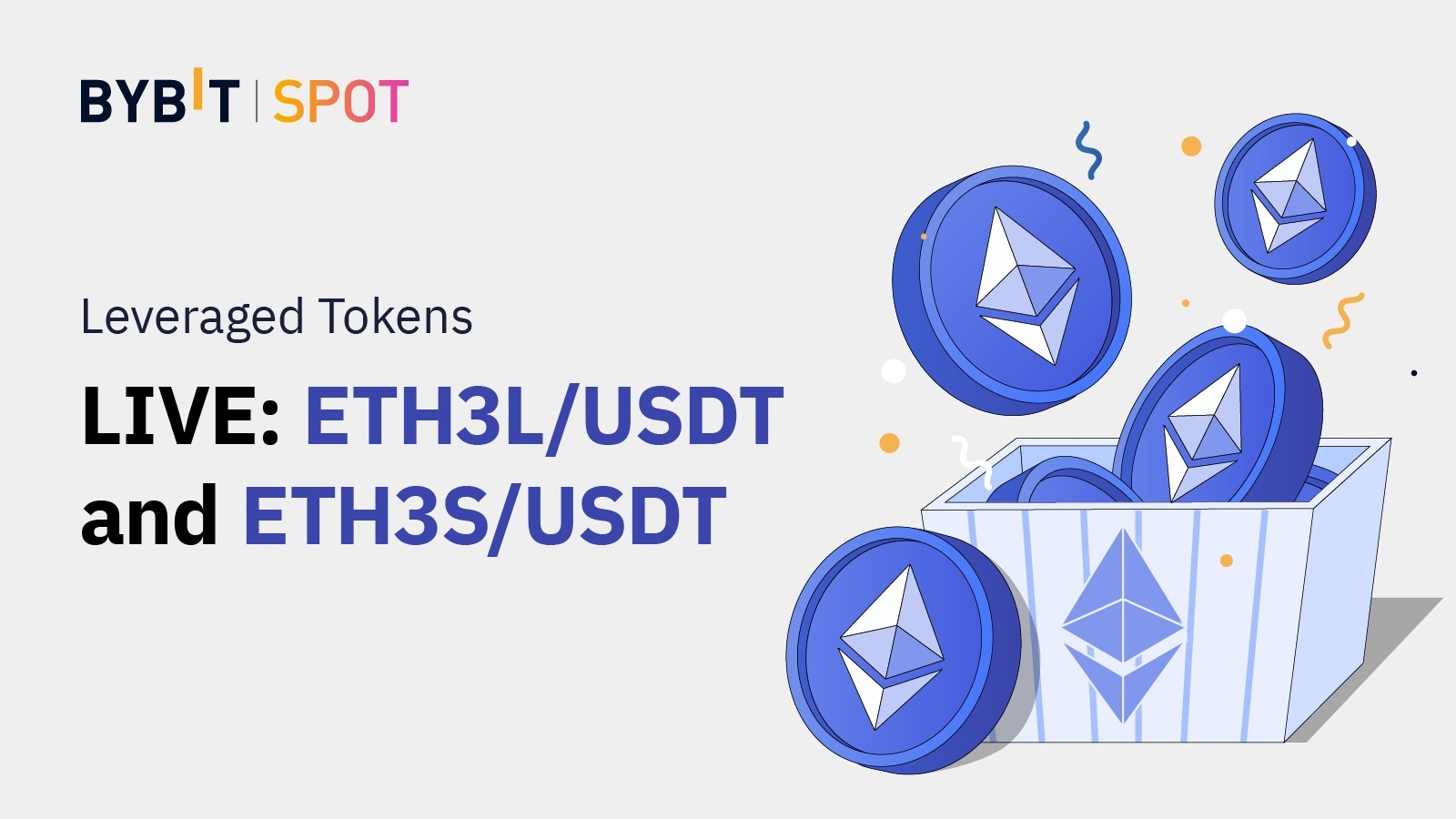 ETH3L USDT and ETH3S USDT Leveraged Token Trading Pairs