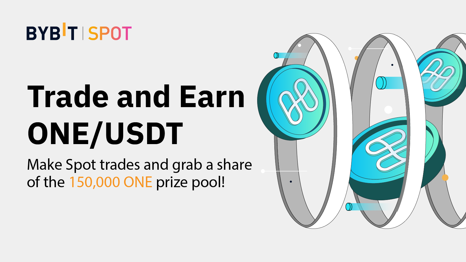 Trade on Bybit to Share the 150,000 ONE Prize Pool!