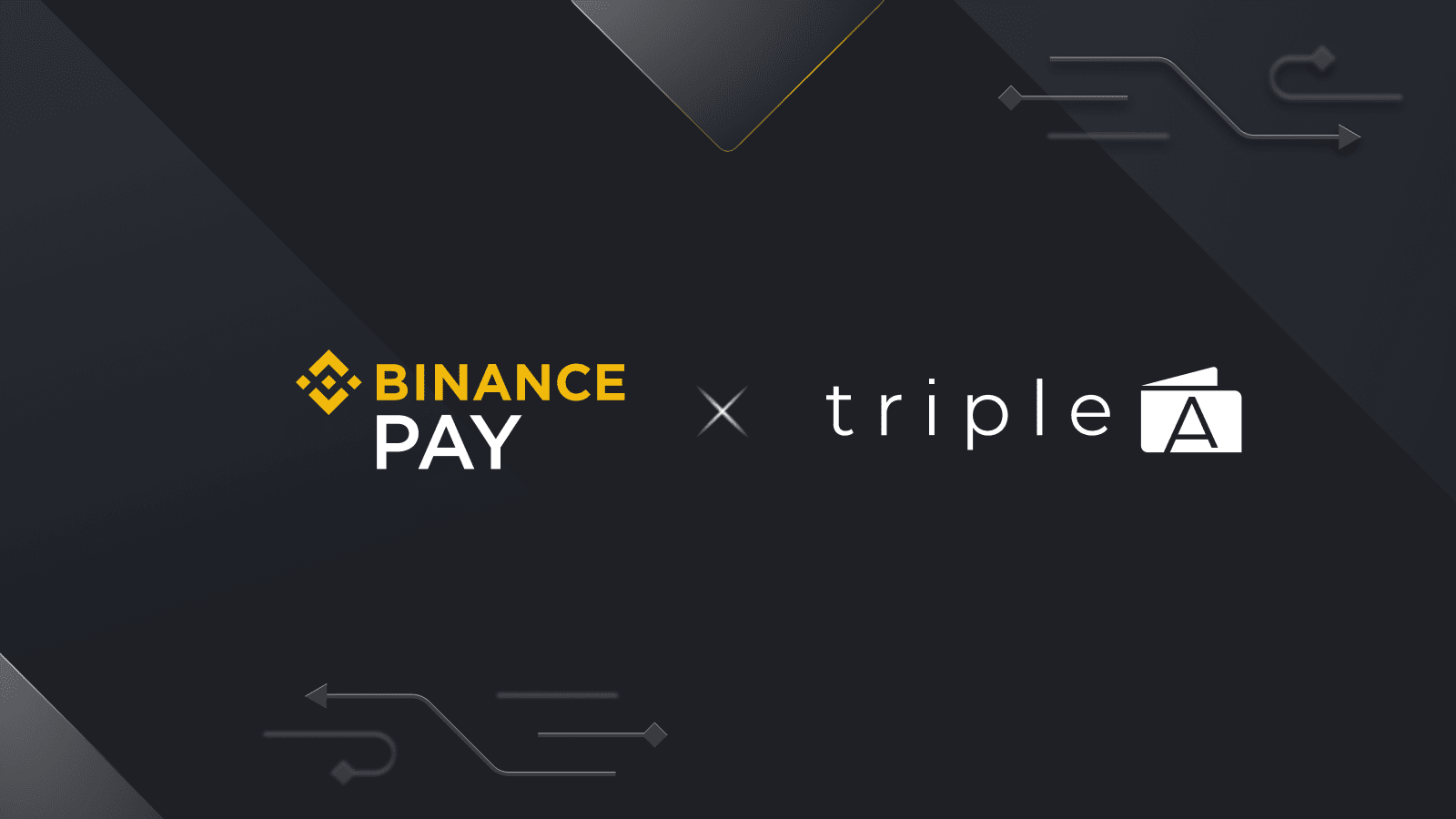 Binance selects TripleA as its global crypto-asset payment gateway