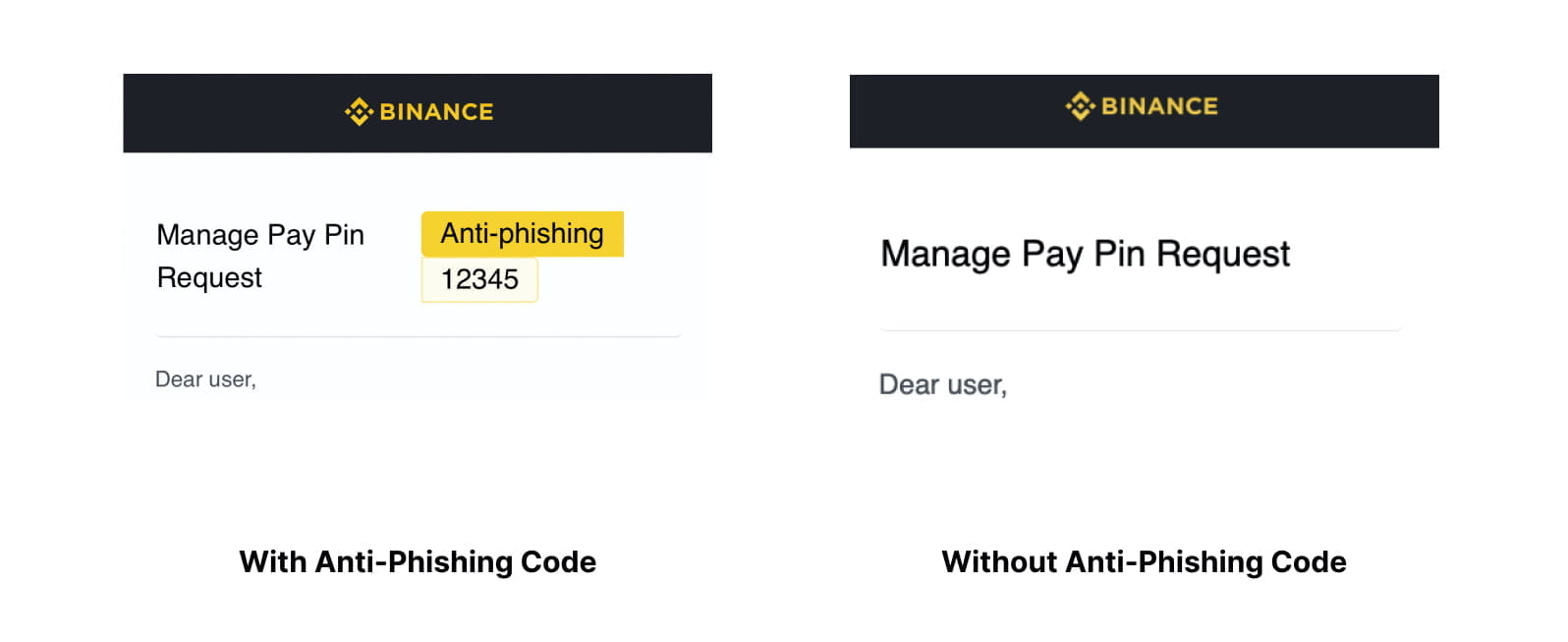 Don't be fooled, set your anti-phishing code