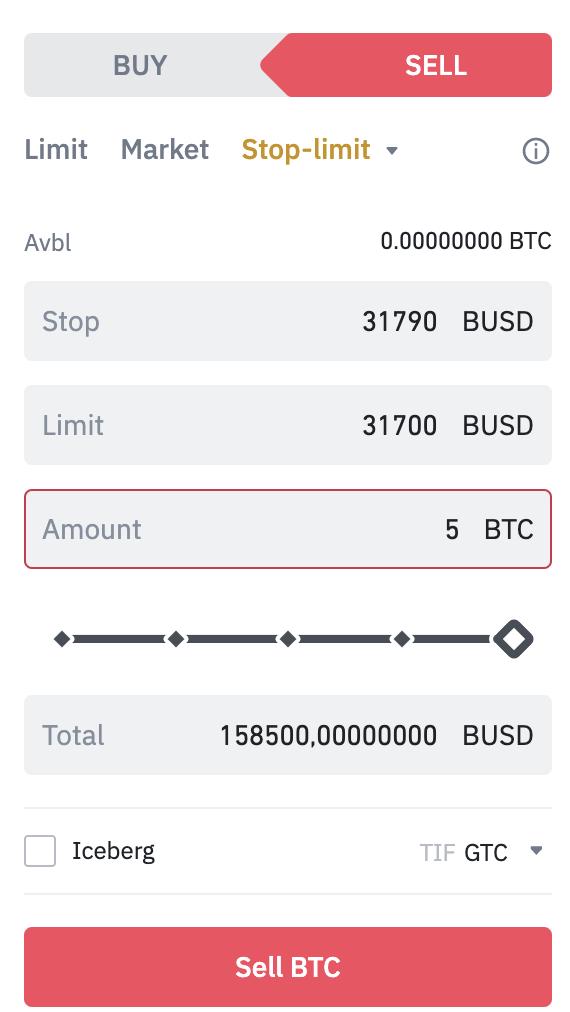 scroll down to view and manage open orders