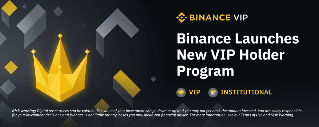 Binance Launches New VIP Holder Program