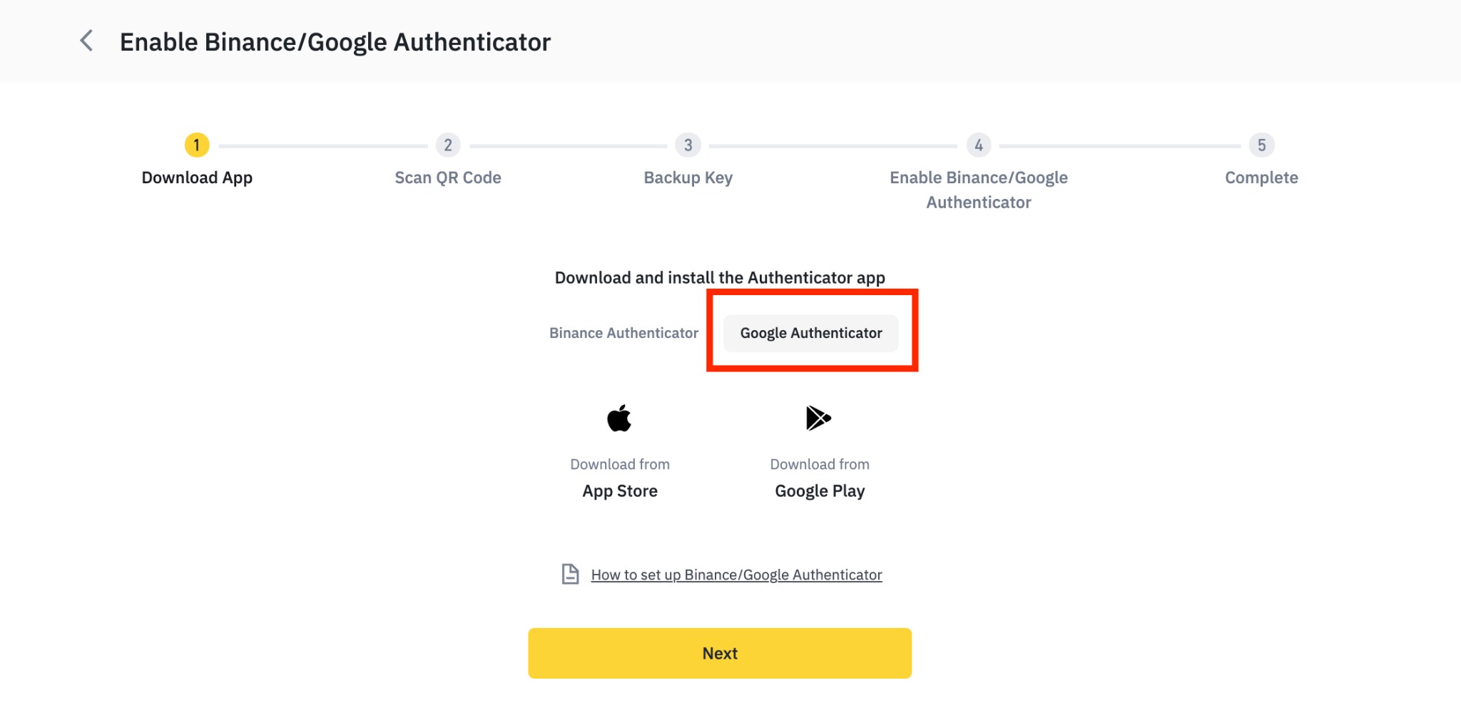 Google Authentication