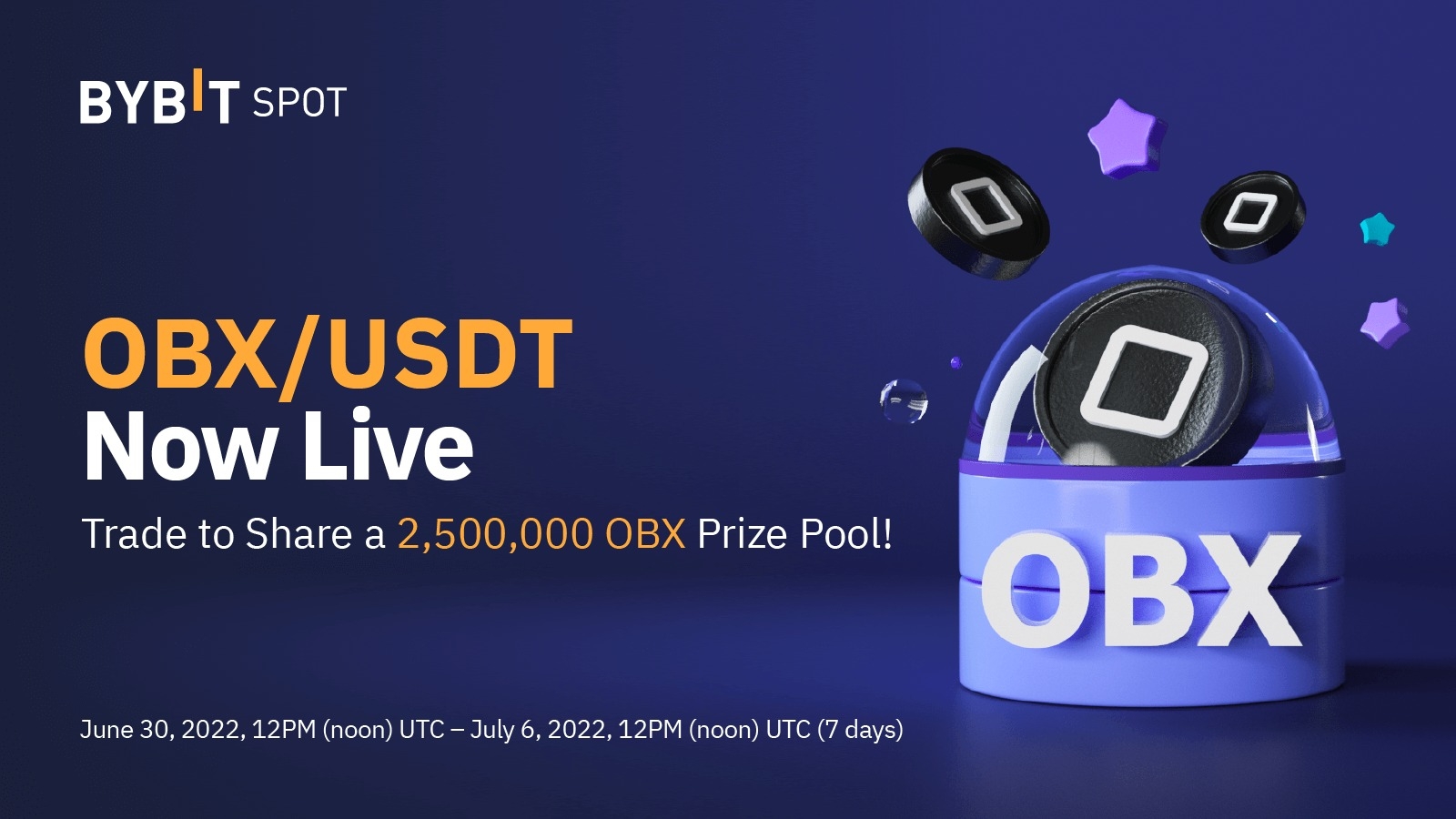 OBX USDT Now Live 2,500,000 OBX Prize Pool Up for Grabs