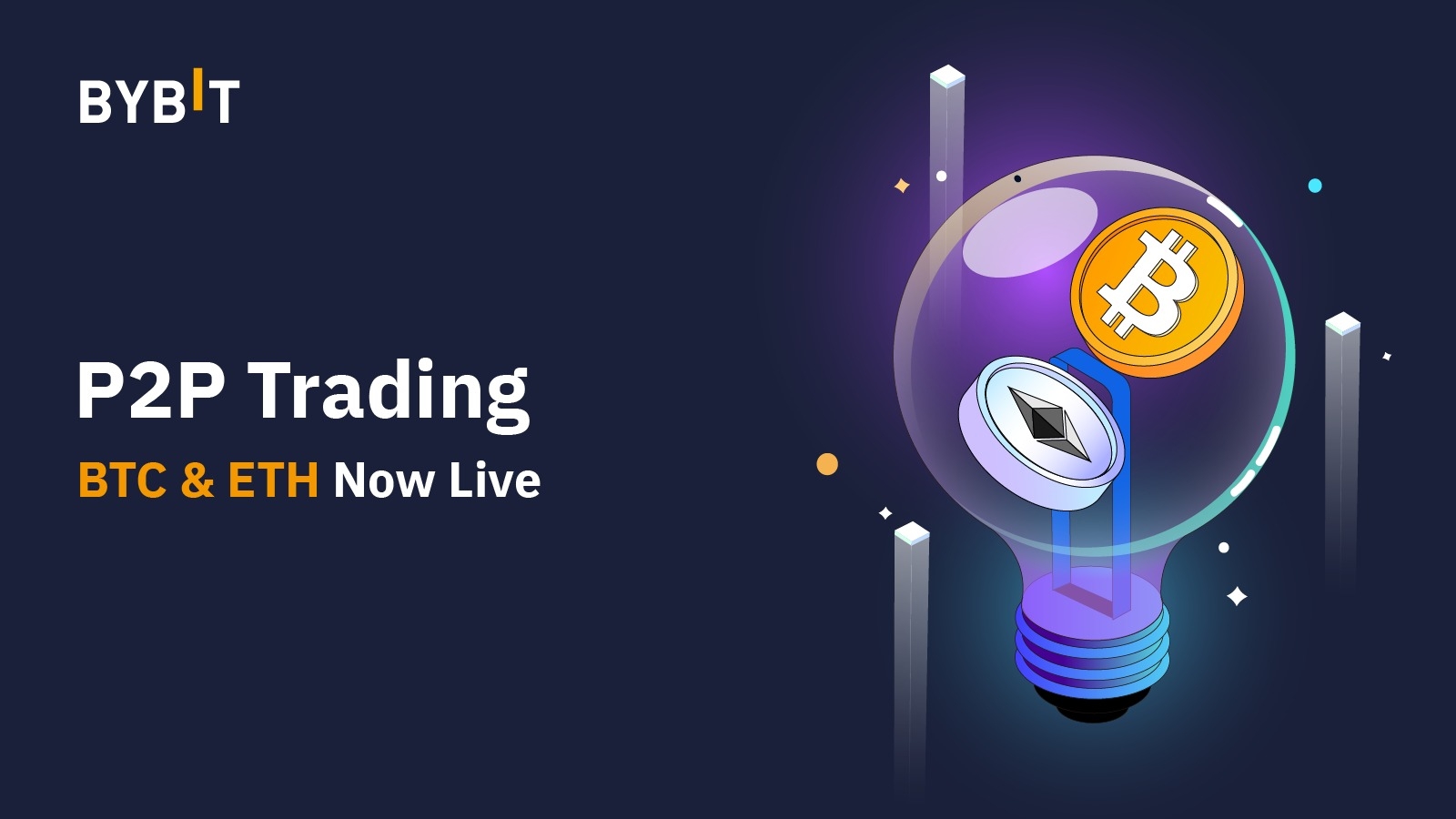 P2P Trading BTC and ETH Now Available!