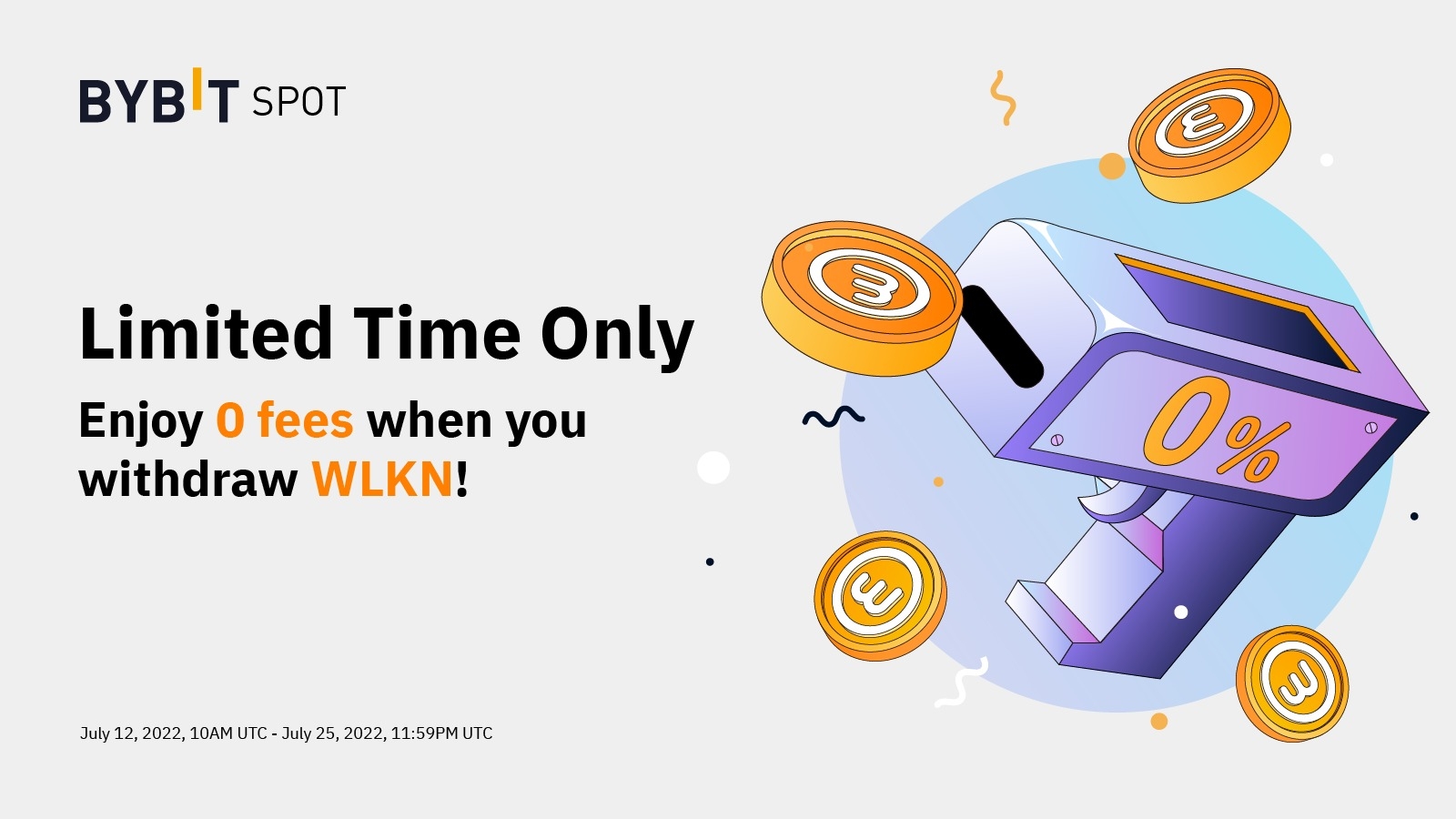 bybit Withdraw WLKN Tokens With 0 Fees