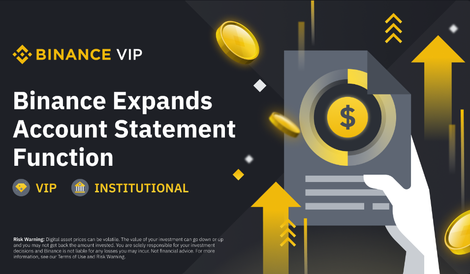 Binance Expands Account Statement Function