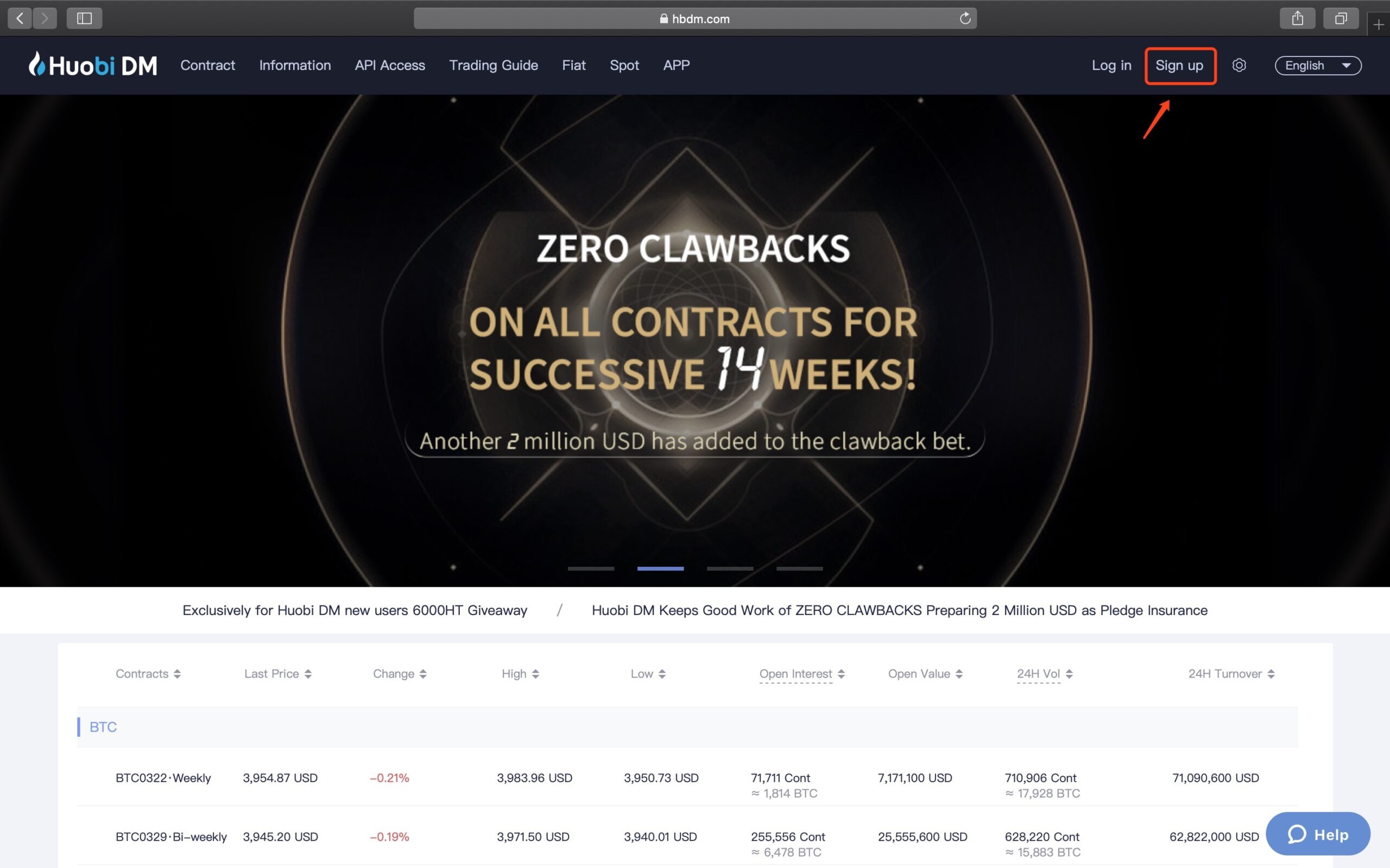 How to register Huobi contract account (Web page)