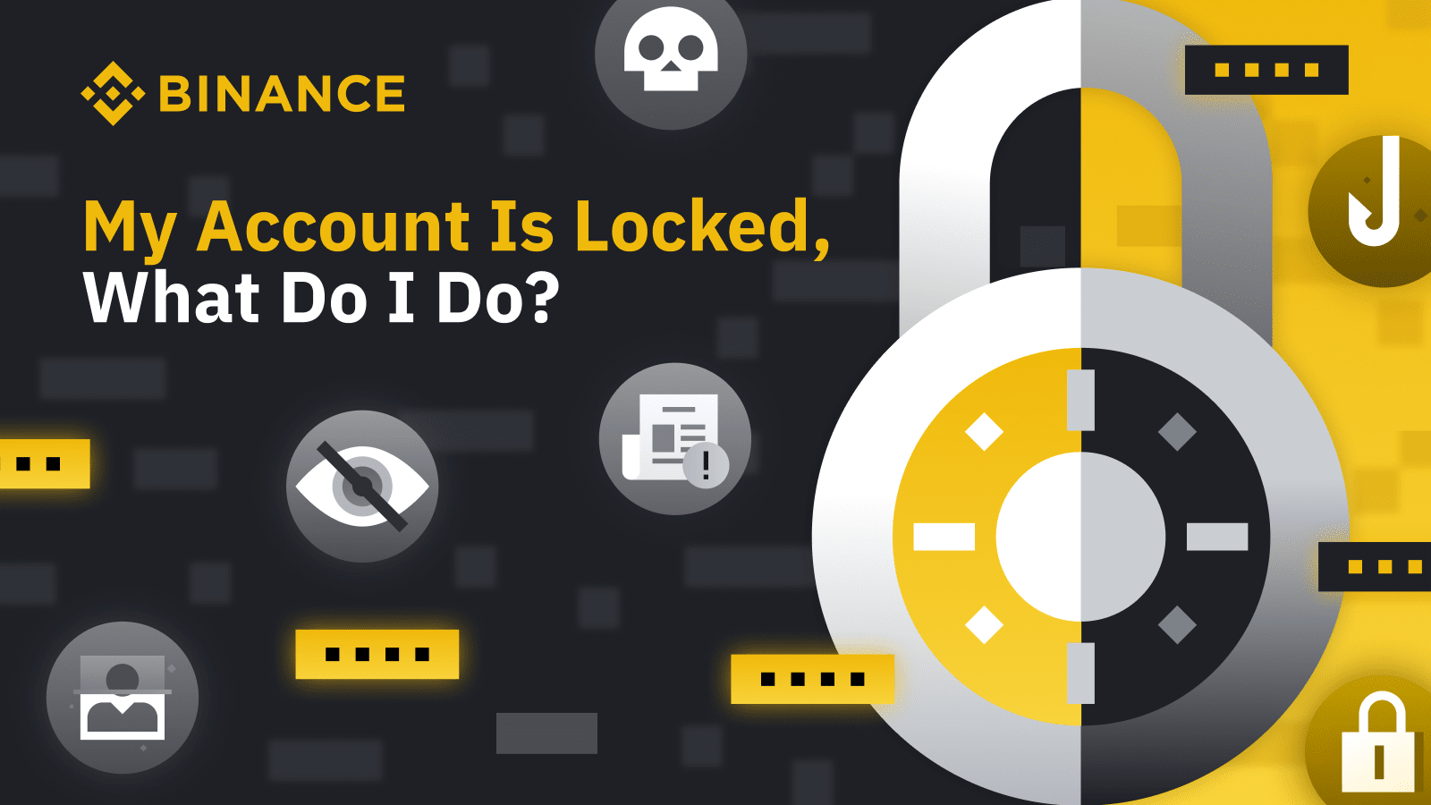 My personal account is locked, what should I do binance