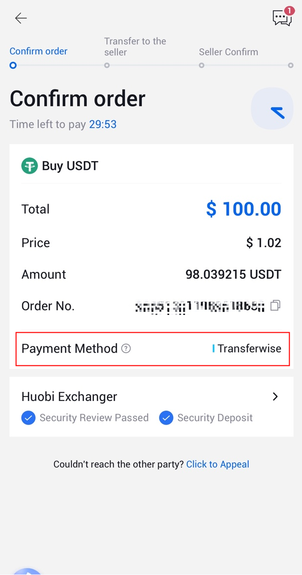 Step 6: Select your preferred payment method to transfer the money and tap “Pay Now”.